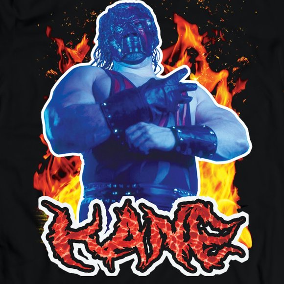 Vintage Style Black Kane Wrestling Tee - Picture 2 of 2